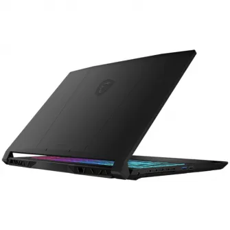 Laptop Gaming MSI Katana A15 AI B8VE cu procesor AMD Ryzen 9 8945HS pana la 5.2GHz, Full HD, IPS, 144Hz, 16GB DDR5 RAM, 512GB SSD, NVIDIA GeForce RTX 4050 6GB GDDR7, Free DOS, Black