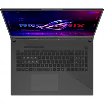 Laptop Gaming ROG Strix G18 G814FP cu procesor AMD Ryzen™ 9 9955HX pana la 5.4GHz, 18'', Full HD+, WUXGA, 144Hz, IPS, 32GB DDR5 RAM, 1TB SSD, NVIDIA GeForce RTX™ 5070 8GB GDDR7, No OS, Eclipse Gray