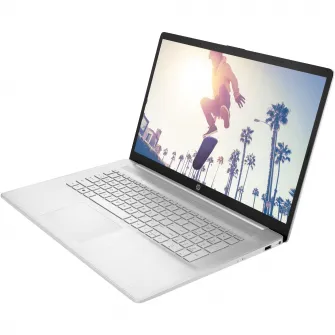 Laptop HP 17-cp3000nq cu procesor AMD Ryzen™ 7 7730U pana la 4.50 GHz, 17.3, Full HD, IPS, 16GB DDR4, 1TB SSD, AMD Radeon™ Graphics, Windows 11 Home, Natural Silver