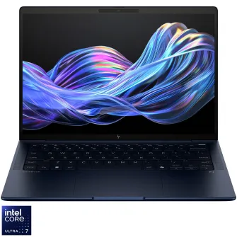 Laptop HP EliteBook X G1i cu procesor Intel Core™ Ultra 7 258V pana la 4.8GHz, 14'' WUXGA, Touch, 32GB LPDDR5x RAM, 1TB SSD, Intel Graphics, Windows 11 Pro, Atmospheric Blue