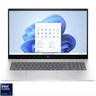 Laptop HP ENVY 17-da0019nn cu procesor Intel Core Ultra 7 155H pana la 4.8GHz, 17.3'', Full HD, IPS, 16GB DDR5 RAM, 2TB SSD, Intel