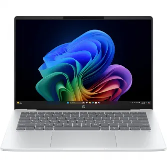 Laptop HP OmniBook 5 NG AI Quadro 25C2, cu procesor Snapdragon X X1-26-100 pana la 2.97 Ghz, 14
