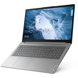 Laptop Lenovo IdeaPad 1 15IJL7 cu procesor Intel® Pentium® Silver N6000 pana la 3.3GHz, 15.6'', Full HD, 4GB DDR4, 128GB eMMC, Intel® UHD Graphics, Windows® 11 Home in S mode, Cloud Grey