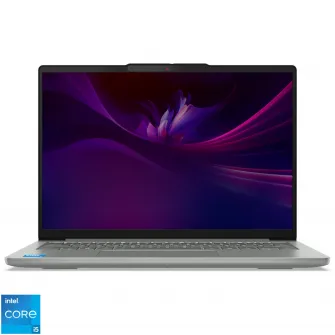 Laptop Lenovo IdeaPad Slim 5 14IRH10 cu procesor Intel Core i5-13420H pana la 4.6GHz, 14'', WUXGA, IPS, 16GB DDR5 RAM, 1TB SSD, Intel UHD Graphics, No OS, Luna Grey