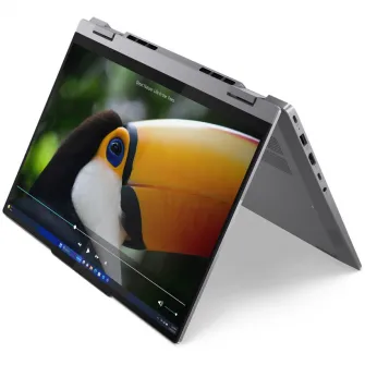 Laptop Lenovo ThinkBook 14 2-in-1 G4 IML cu procesor Intel® Core™ Ultra 5 125U pana la 4.3GHz, 14'',WUXGA, IPS, Touch, 1x 16GB SO-DIMM DDR5-5600, 512GB SSD, Intel® Graphics, Windows® 11 Pro, Luna Grey, 3Y Courier/Carry-in