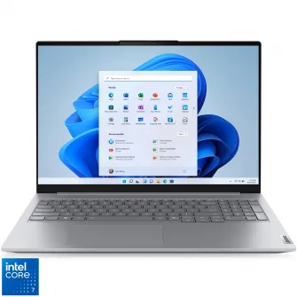 Laptop Lenovo ThinkBook 16 G8 IRL cu procesor Intel® Core™ 7 240H pana la 5.2GHz, 16