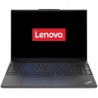 Laptop Lenovo ThinkPad E16 Gen 2 cu procesor Intel® Core™ Ultra 5 125U pana la 4.3GHz, 16'' WUXGA, IPS, 16GB DDR5 RAM, 512GB SSD, Intel® Graphics, Windows® 11 Pro, Black, 3Y Onsite upgrade