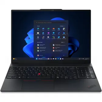 Laptop Lenovo ThinkPad E16 Gen 3 cu procesor Intel® Core 5 210H pana la 4.8GHz, 16'' WUXGA, IPS, 16GB DDR5 RAM, 512GB SSD, Intel® Graphics, Windows® 11 Pro, Black, 3y on-site Premium Care