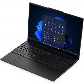 Laptop Lenovo ThinkPad E16 Gen 3 cu procesor Intel® Core Ultra 5 225U pana la 4.8GHz, 16'' WUXGA, IPS, 16GB DDR5 RAM, 512GB SSD, Intel® Graphics, No OS, Black