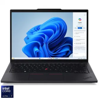 Laptop Lenovo ThinkPad T14 Gen 5 cu procesor Intel® Core™ Ultra 7 155U pana la 4.8GHz, 14'', WUXGA, IPS, 64GB DDR5, 1TB SSD, Intel® Graphics, Windows 11 Pro, Black, 3Y Premier Support