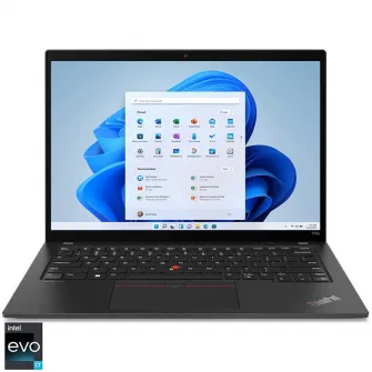Laptop Lenovo ThinkPad T14s Gen 4 cu procesor Intel® Core™ i7-1355U pana la 5.00 GHz, 14, 2.8K, OLED, 32GB, 1TB SSD, Intel® Iris® Xe Graphics, Windows® 11 Pro, Deep Black