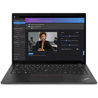 Laptop Lenovo ThinkPad T14s Gen 4 cu procesor Intel® Core™ i7-1355U pana la 5.00 GHz, 14, 2.8K, OLED, 32GB, 1TB SSD, Intel® Iris® Xe Graphics, Windows® 11 Pro, Deep Black