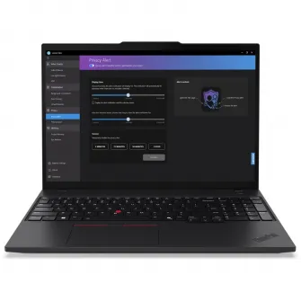 Laptop Lenovo ThinkPad T16 Gen 3 cu procesor Intel® Core™ Ultra 7 155U pana la 4.8 GHz, 16'', WUXGA, IPS, 16GB DDR5, 512GB SSD, Intel® Graphics, Windows 11 Pro, Black, 3Y Premier Support