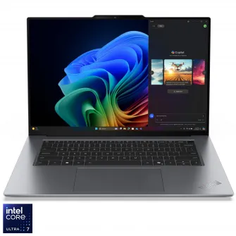 Laptop Lenovo ThinkPad X9-15 Gen 1 cu procesor Intel® Core™ Ultra 7 258V pana la 4.8GHz, 15.3'' 2.8K, OLED, 120Hz, 32GB LPDDR5x RAM, 1TB SSD, Intel® Arc™ Graphics, Windows® 11 Pro, Grey, 3y on-site Premium Care