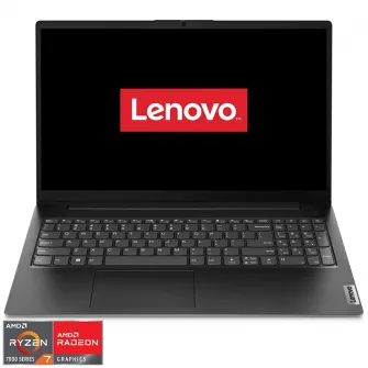 Laptop Lenovo V15 G4 ABP cu procesor AMD Ryzen™ 7 7730U pana la 4.5GHz, 15.6'' Full HD, IPS, 16GB DDR4, 512GB SSD, Video Integrated AMD Radeon™ Graphic, No OS, Business Black, 3y on-site Premium Care