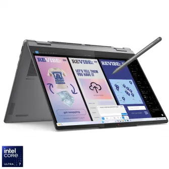 Laptop Lenovo Yoga 7 2-in-1 14ILL10 cu procesor Intel® Core Ultra 7 256V pana la 4.8GHz, 14