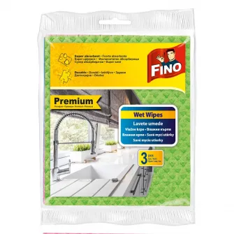 Lavete umede Premium Fino, 3 Buc/set