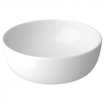 Lavoar (chiuveta baie) rotund Cersanit MODUO 40 K116-048, pentru blat, compatibil cu dulapuri/blaturi Moduo sau Crea, 44x15 cm, andacime 35.5 cm, Samota ceramica