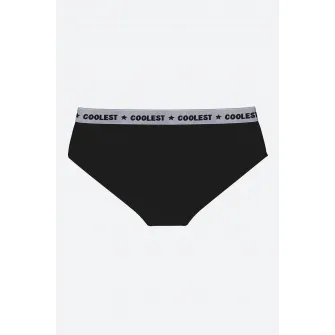 LC WAIKIKI, Set de chiloti clasici - 2 piese, Negru, Gri melange, 122-128 CM