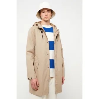 LC WAIKIKI, Trenci cu gluga si snur in talie, Camel, XL