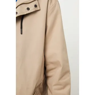 LC WAIKIKI, Trenci cu gluga si snur in talie, Camel, XL