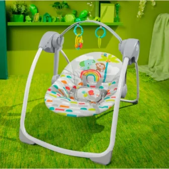 Leagan portabil pentru bebelusi Bright Starts Playful Paradise