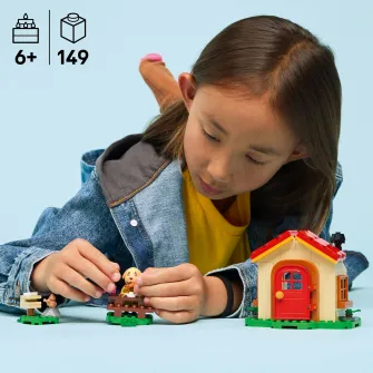 LEGO® Animal Crossing - Casa confortabila a lui Goldie 77058, 149 piese