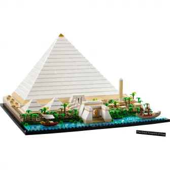 LEGO® Architecture - Marea piramida din Giza 21058, 1476 piese