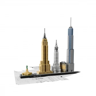 LEGO Architecture - Нью-Йорк 21028, 598 деталей
