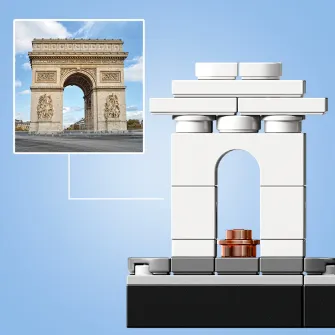 LEGO Архитектура - Париж 21044, 649 деталей