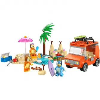 LEGO® Bluey - Calatoria familiei lui Blue cu masina la plaja 11202, 133 piese
