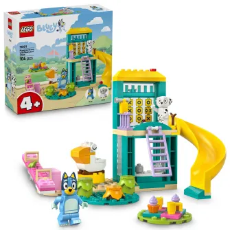 LEGO® Bluey - Distractie la locul de joaca cu Blue si Chloe 11201, 104 piese