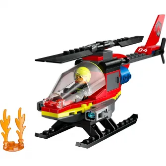 LEGO® City - Elicopter de pompieri 60411, 85 piese