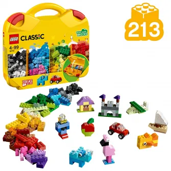LEGO Classic - Valiza creativa 10713, 213 piese