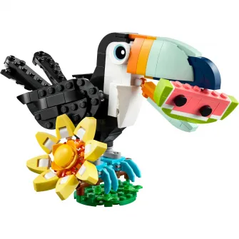 LEGO® Creator 3 in 1 - Animale salbatice: Tucan tropical 31173, 225 piese