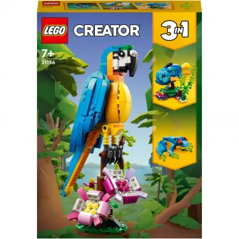 LEGO® Creator 3 in 1 - Papagal exotic 31136, 253 piese