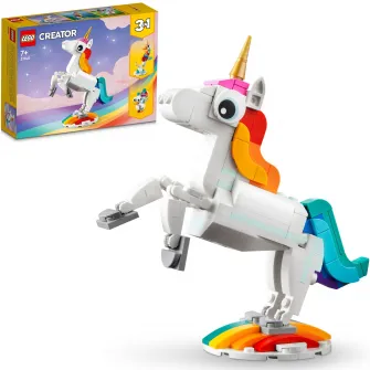LEGO® Creator 3 in 1 - Unicorn magic 31140, 145 piese