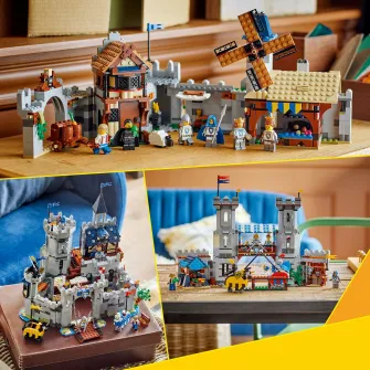 LEGO® Creator - Castel medieval cu cai si cavaleri 31168, 1371 piese