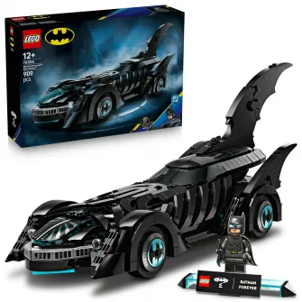 LEGO® DC - Batmobilul din Batman Forever™ 76304, 909 piese