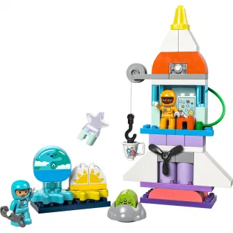 LEGO® DUPLO® - Aventura cu naveta spatiala​ 3 IN 1 10422, 58 piese