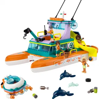 LEGO® Friends - Barca de salvare pe mare 41734, 717 piese