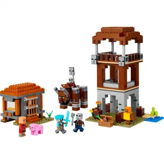 LEGO® Minecraft® - Avanpostul Jefuitorului si Distrugator 21278, 665 piese