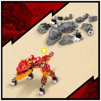 LEGO NINJAGO - Dragonul EVO de Foc al lui Kai 71762, 204 piese