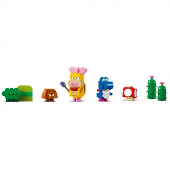LEGO® Super Mario - Set de creator Cutia de unelte pentru creativitate 71418, 588 piese