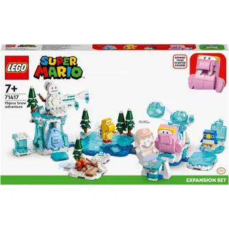 LEGO® Super Mario - Set de extindere Morsel si aventura lui in zapada 71417, 567 piese