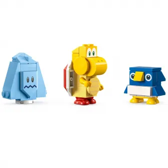 LEGO® Super Mario - Set de extindere Morsel si aventura lui in zapada 71417, 567 piese