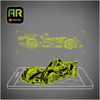 LEGO® Technic - Formula E® Porsche 99X Electric 42137, 422 piese