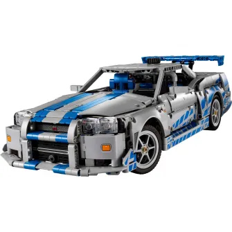 LEGO® Technic - Masina Nissan Skyline GT-R (R34) din Mai furios, mai iute 42210, 1410 piese