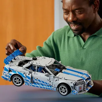 LEGO® Technic - Masina Nissan Skyline GT-R (R34) din Mai furios, mai iute 42210, 1410 piese