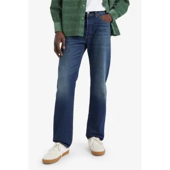 Levi's, Blugi cu croiala dreapta 501В®, Albastru inchis, Albastru prafuit, W33-L32